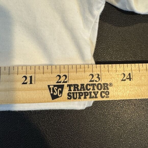 Champion XL White Long Sleeve T-Shirt Red Truck Texas Tech Graphic Country Fair - Picture 8 of 10